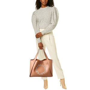 Stella Mccartney Stella Logo Tote, Brown